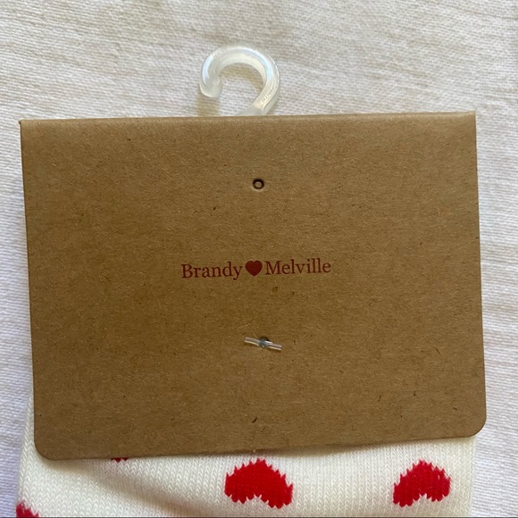 Brandy Melville Accessories Sold Nwt Brandy Melville Heart Socks Poshmark